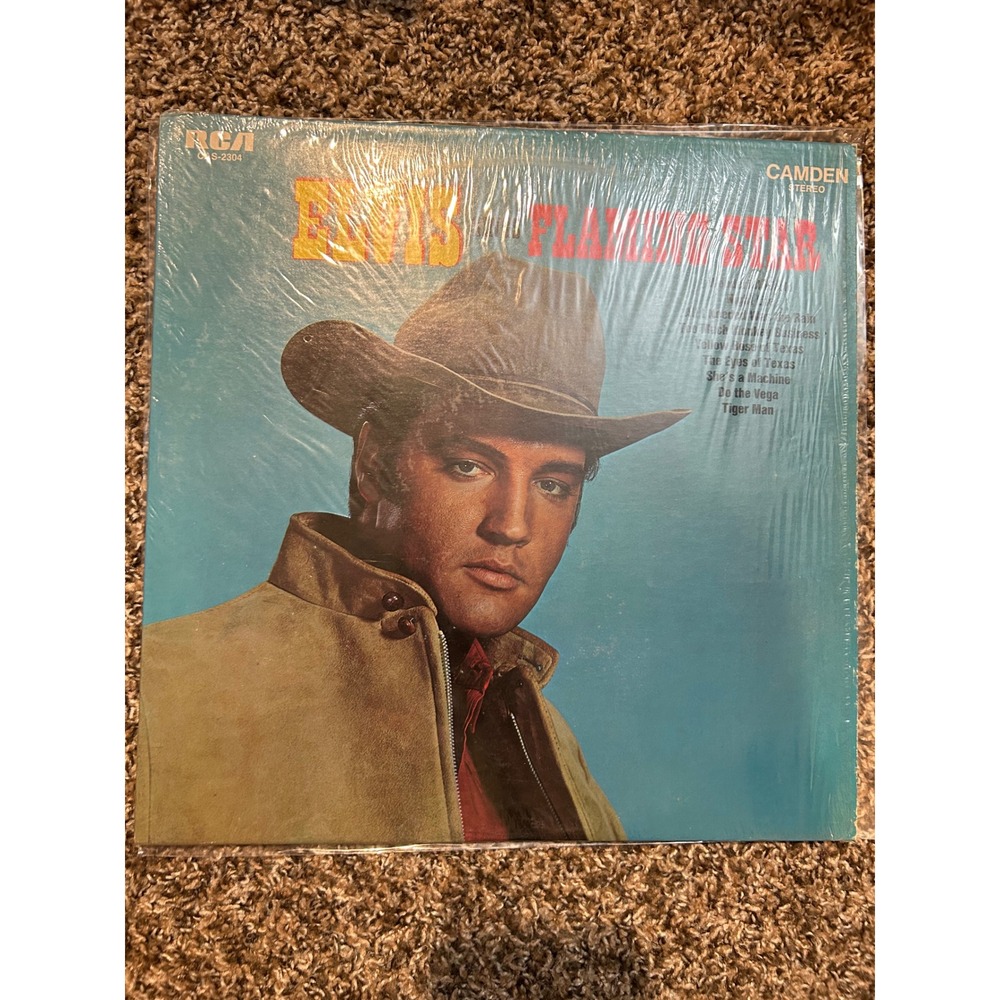 Elvis Presley Flaming Star Vinyl LP RCA Camden CAS-2304 Stereo 1969 Record